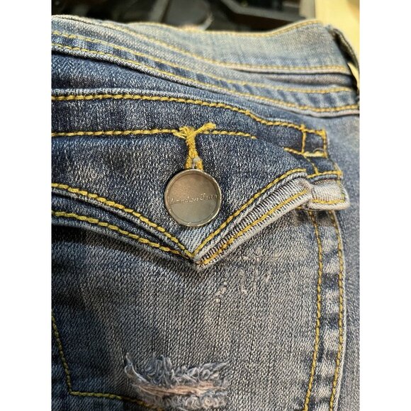 London Jean Size 10 VS Low Rise 5 Flap Pocket Jeans Bootcut Classic Sexy Quality - Picture 4 of 8